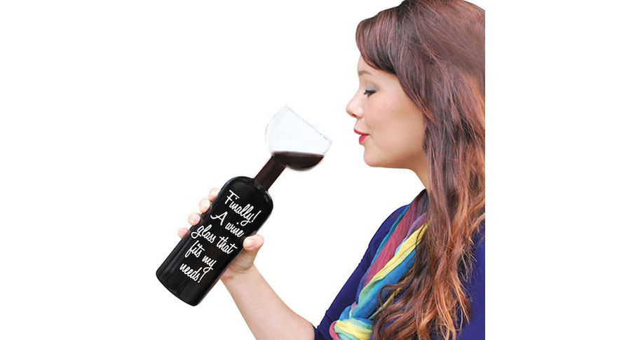 wine bottle glass